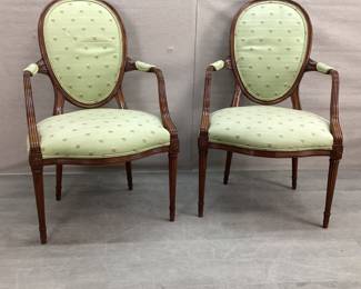 George III Style Arm Chairs