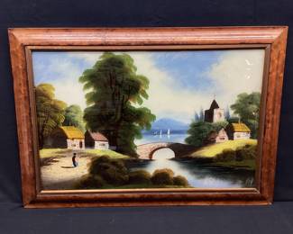 Reverse Painting on Glass