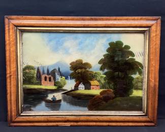 Reverse Painting on Glass