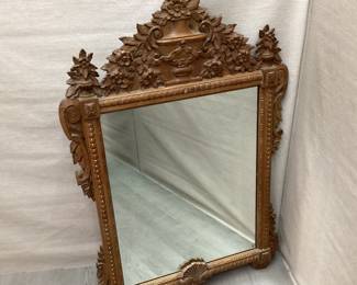 Italian Carved Wood Mirror