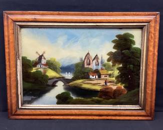 Reverse Painting on Glass