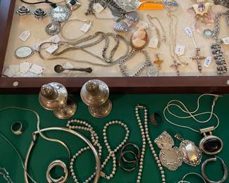 Sterling, 10-14K gold 