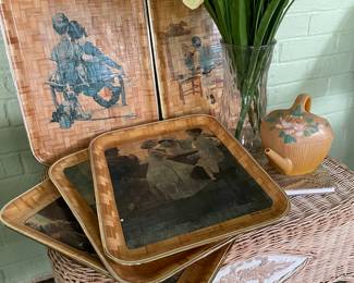 Norman Rockwell trays