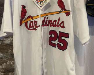 Diamond Collection Mark McGwire Jersey New With Tags From Lou Brocks Personal Collection