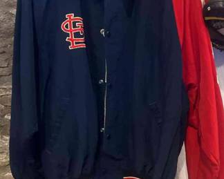 Willie McGees St. Louis Cardinals Jacket Owned By Lou Brock