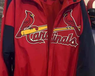 Molinas St. Louis Cardinals Coat Owned By Lou Brock