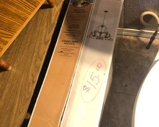 new in box hanging light