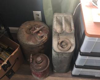 metal gas cans