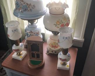 hurricane lamps and night light