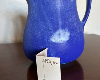Vintage McCarty’s Mississippi Clay Mud Pitcher Cobalt Blue