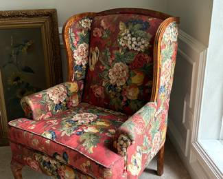 MCM Wingback Chair PAIR