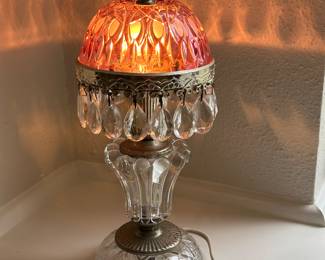 Vintage boudoir lamp