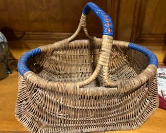 Vintage Handmade Basket