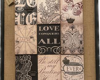 Love Conquers All Wall Art Decor