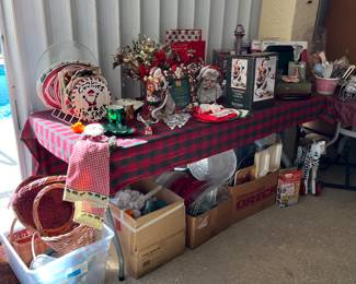 Lots of Christmas plates great for gifting 