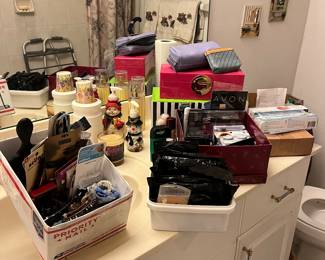 Lots of new toiletries and perfumes 