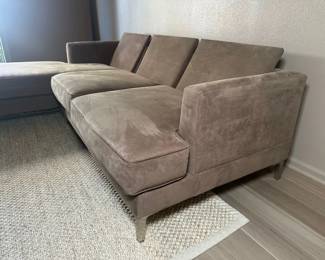 Carter Sectional Sofa With Chaise $650, 93w x 38d x 29h (chaise 62")