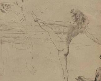 Pablo Picasso, Salome Nude, 13.5 x 15.5, $4,000