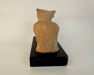 Antique Hellenistic Terracotta Cow, Circa 3rd - 1st century $300, 5 x 2.5 x 4