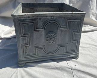 3 x Antique Lead Planters 21 x 21 x 17.5, $2700 each