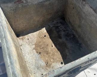 3 x Antique Lead Planters 21 x 21 x 17.5, $2700 each