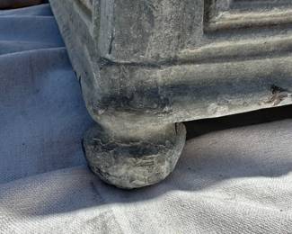 3 x Antique Lead Planters 21 x 21 x 17.5, $2700 each