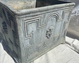 3 x Antique Lead Planters 21 x 21 x 17.5, $2700 each