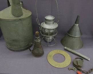 vintage railroad lanterns