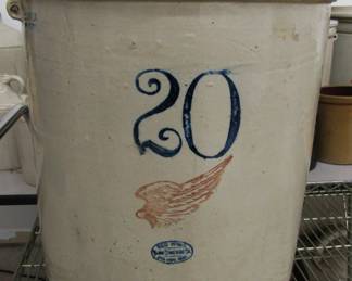 20 Gallon Red Wing Crock