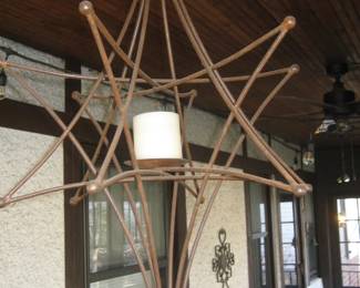 Hanging metal fixture