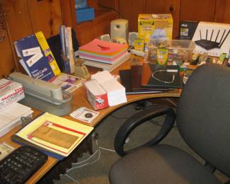 Office chair and supplies