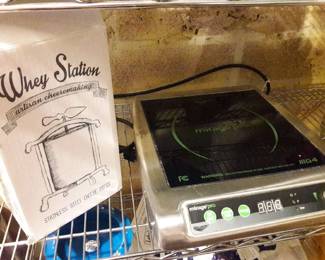 Whey Station cheese maker, Vollrath Mirage Pro G4 burner