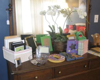 Antique dresser with mirror