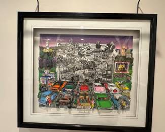 Charles Fazzino. 20th Century Fox at the Drive In