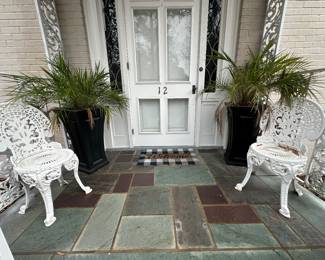 Pair of Wrought Iron Chairs