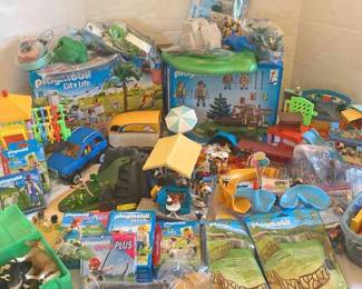 Huge Assortment Of Playmobil Toys