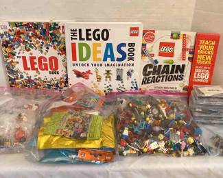 LEGO Books, People, And Lighting Kits