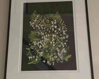 Hoot Framed Print By Doug McHarty Signed And Numbered