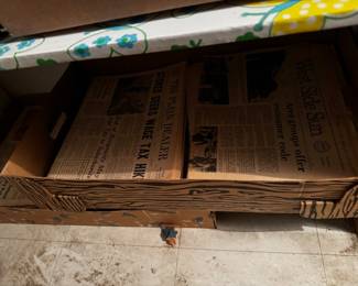 Old Newspapers including Cleveland Press