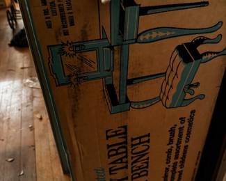 New vintage Vanity in box