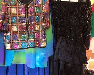 Vintage sequined clothing