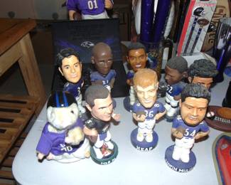 Bobble-heads Sports Memorabilia (most items sold separately).