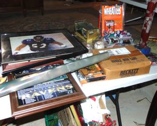 Sports Memorabilia (most items sold separately).