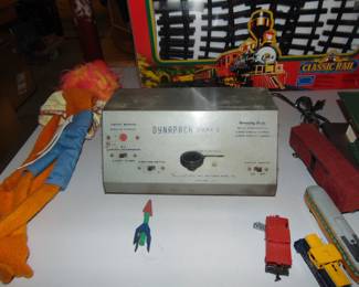 Dynapack Mark II rail and power transformer, ca 1958.