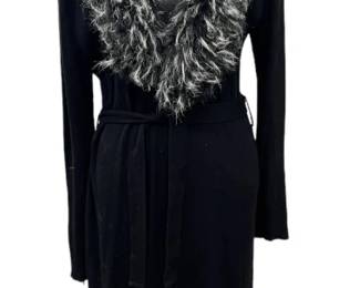 Long Black Fontana Sweater L