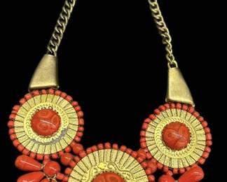 Medallion Statement Necklace