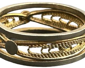 Filigree Gold Tone Band