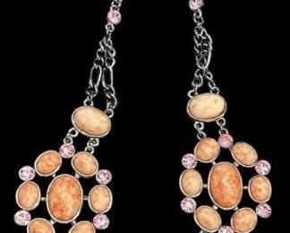 Cabochon Cluster Necklace