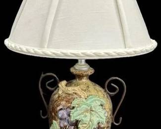 Embossed Grape Vine Lamp