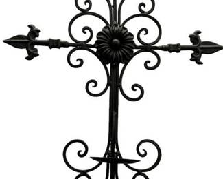 Wrought Iron Wall Sconce Candle Holder